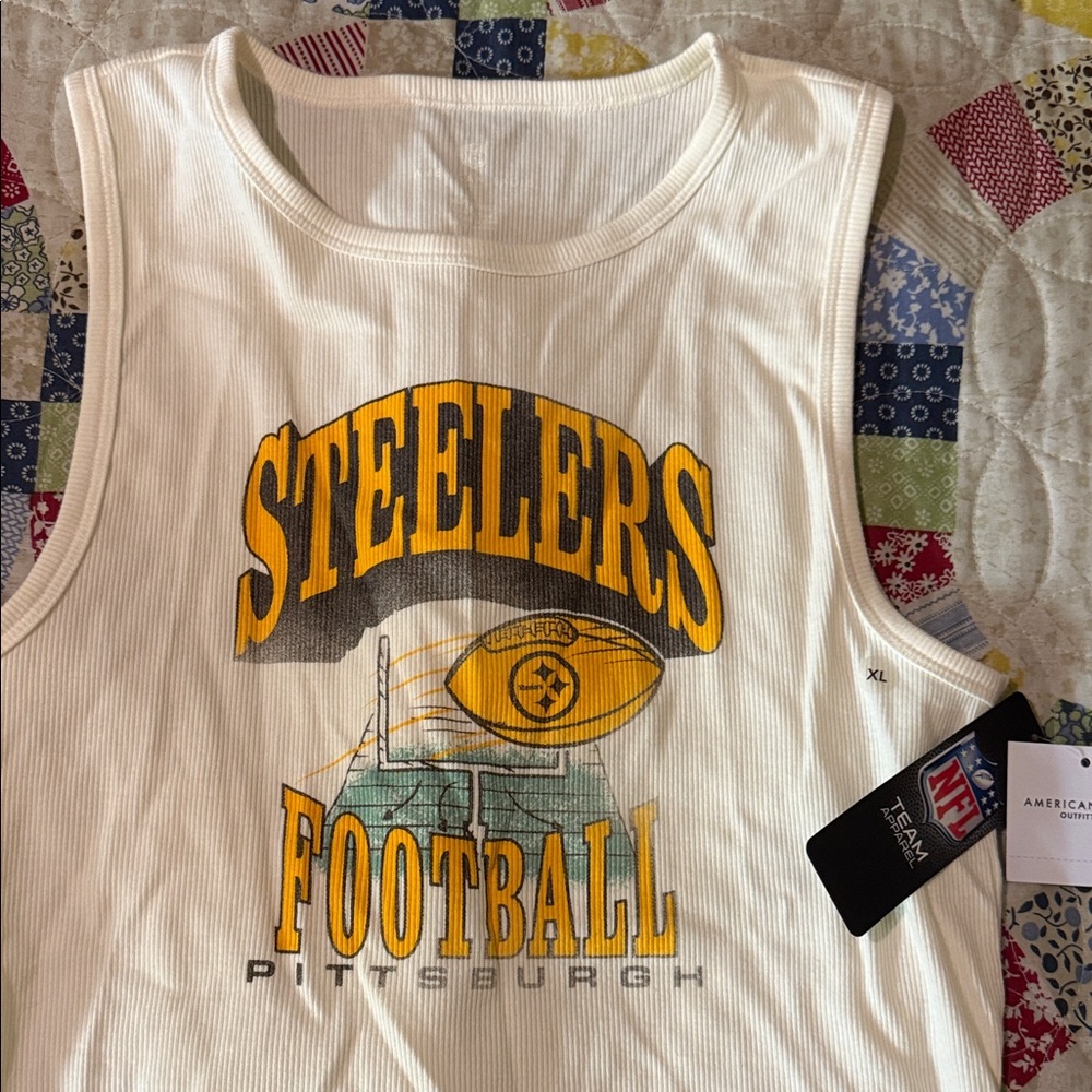 Steelers Football Women’s American Eagle Tank Top XL